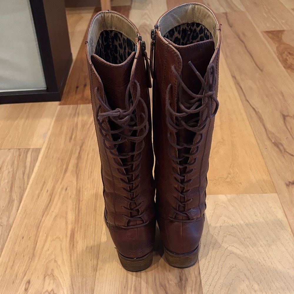 Sofft Sharnell II Leather Brown Adjustable Calf Women's Boots